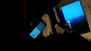 Sucking my dick while chiefly the phone with her girl!!!!Houston Big Dick