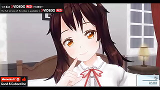 Uncensored Japanese Hentai anime handjob added to blowjob ASMR Earphones recommended.